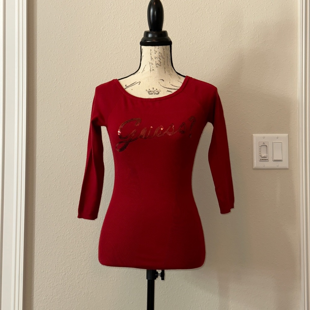 Red sweater